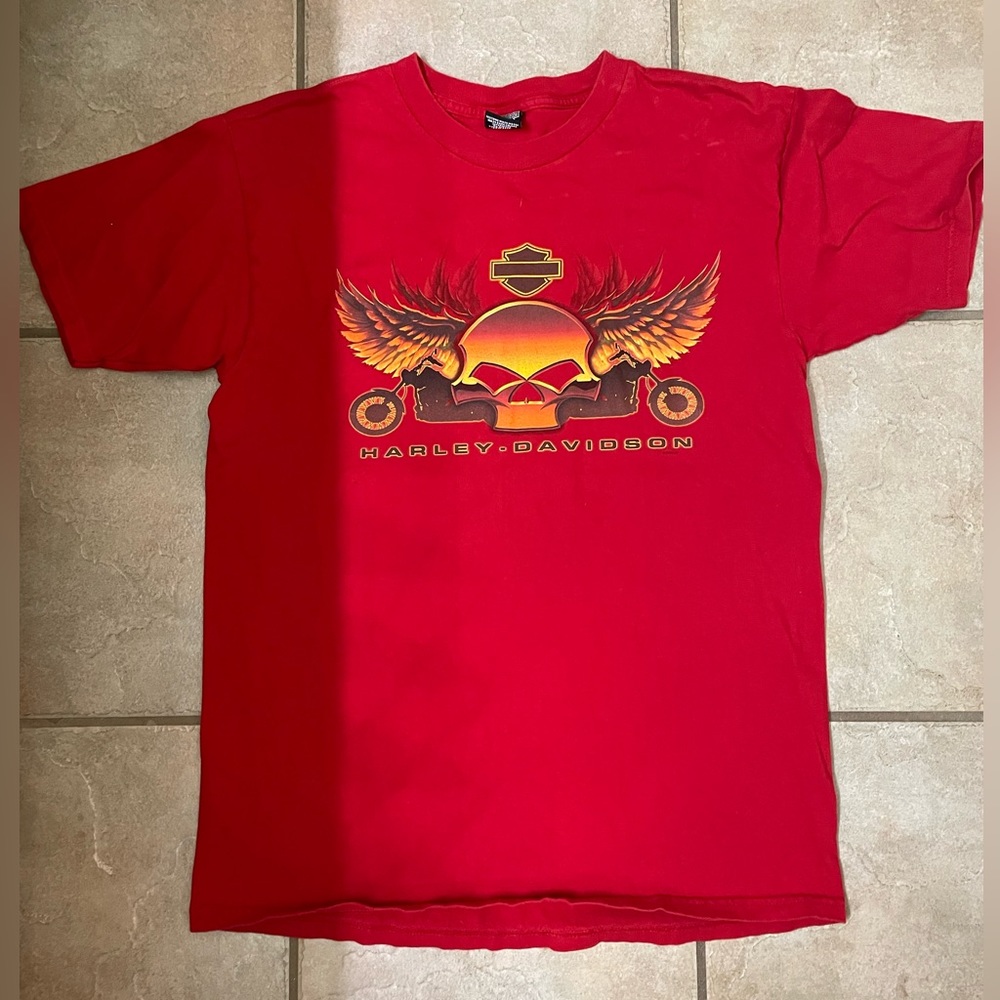 Men’s short sleeve vintage Harley shirt